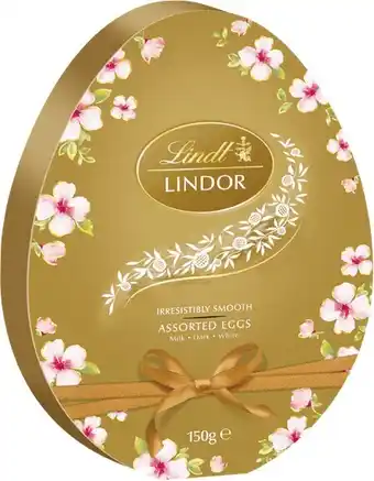 Woolworths Lindt Lindor Blossom Assorted Eggs 150g offer