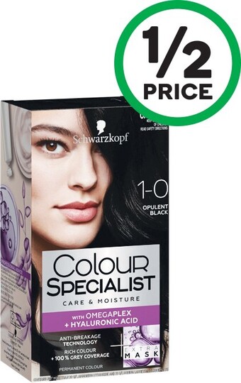 Woolworths Schwarzkopf Colour Specialist Hair Colour offer