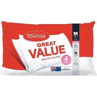 Spotlight Tontine great value pillows 4 pack offer