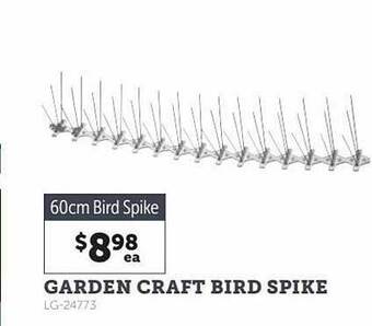 Stratco Garden craft bird spike offer