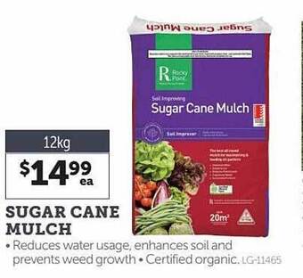 Sugar cane mulch