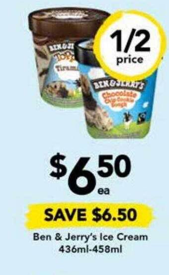 Drakes Ben & jerry's ice cream offer