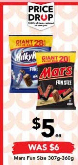 Drakes Mars fun size offer