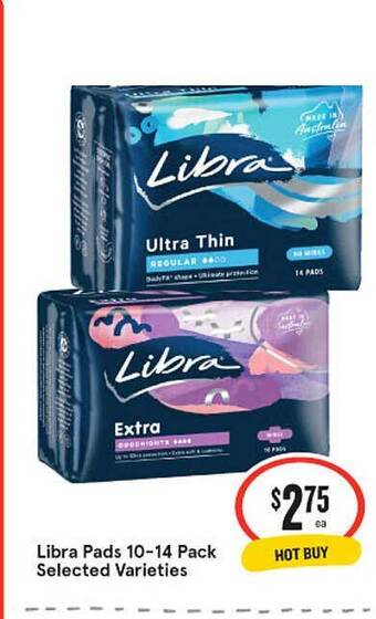 IGA Libra pads offer