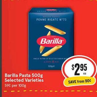 IGA Barilla pasta offer