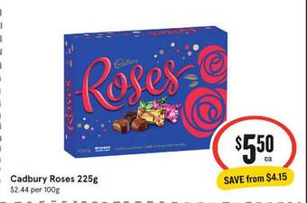IGA Cadbury roses offer
