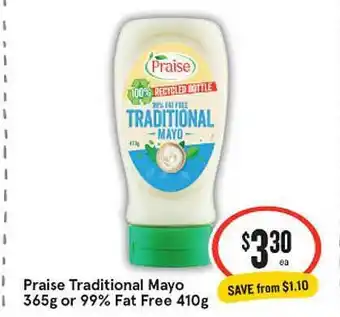 IGA Praise traditional mayo offer