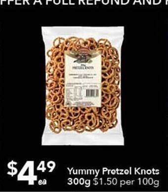 Ritchies Yummy pretzel knots offer