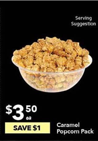 Ritchies Caramel popcorn pack offer
