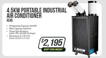 Burson Auto Parts Lavor 4.5w portable industrial air conditioner offer