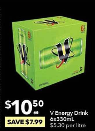 Ritchies V energy drink offer