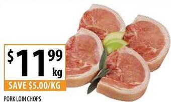 Supabarn Pork loin chops offer