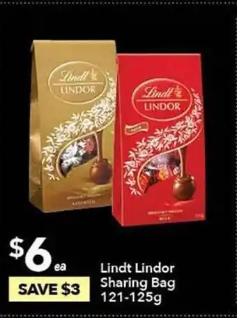 Ritchies Lindt lindor sharing bag offer