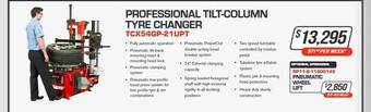 Burson Auto Parts Professional tilt-column tyre changer offer