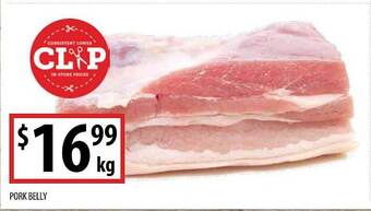 Supabarn Pork belly offer