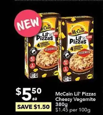 Ritchies Maccain lil' pizzas cheesy vegemite offer