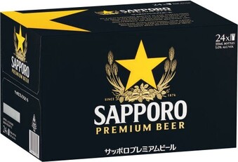 Coles Sapporo Bottles 24x355mL offer