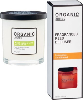 Coles Organic Choice Reed Diffuser 50mL or Candle 1 Each offer
