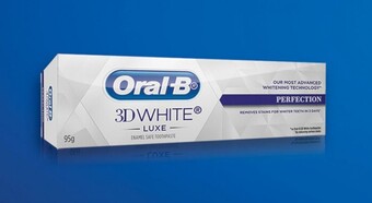 Coles Oral B 3D White Luxe Toothpaste 95g offer