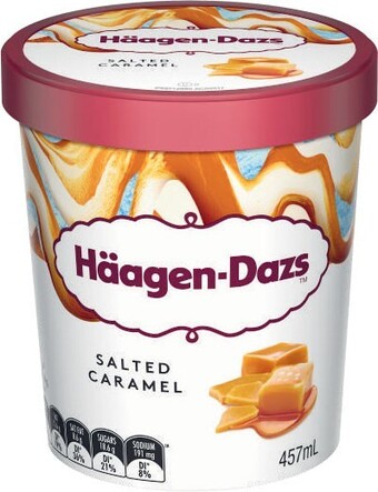 Coles Häagen-Dazs Ice Cream Tub 457mL offer