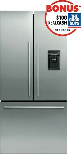 The Good Guys Fisher & Paykel 519L French Door Refrigerator offer