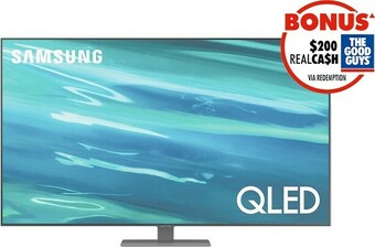 The Good Guys Samsung 65" Q80A 4K UHD QLED Smart TV offer