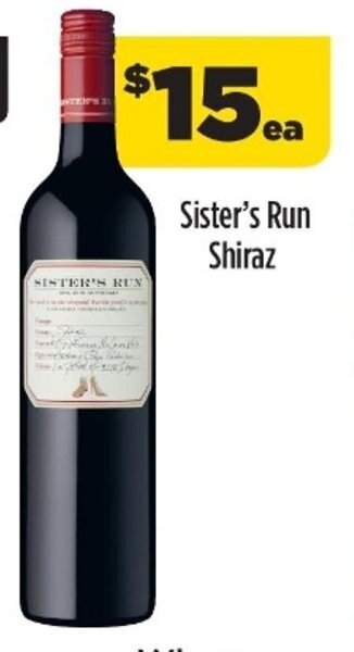 Sister's Run Shiraz