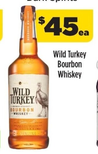 Liquorland Wild Turkey Bourbon Whiskey offer