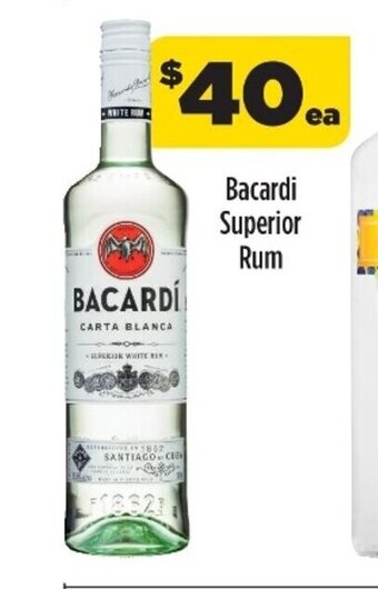 Liquorland Bacardi Superior Rum offer