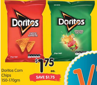 Spar Doritos Corn Chips 150-170gm offer