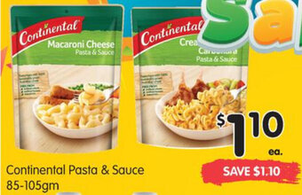 Spar Continental Pasta & Sauce 85-105gm offer