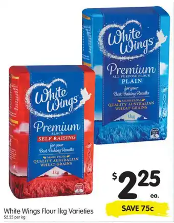 Spar White Wings Flour 1kg Varieties offer