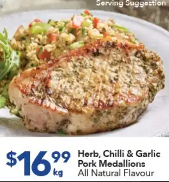 Ritchies Herb, Chilli & Garlic Pork Medallions offer