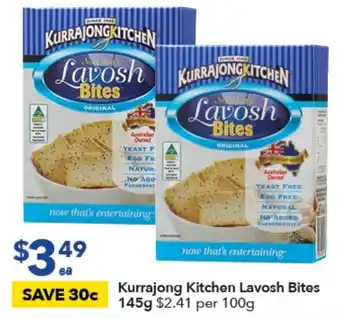Ritchies Kurrajong Kitchen Lavosh Bites 145g offer