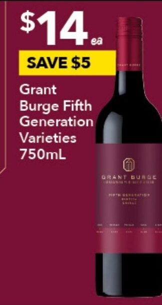 Grant Burge Fifth Generation Varieties 750ml