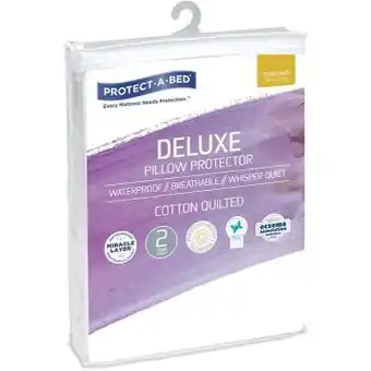 BIG W Protect-a-bed cotton quilted deluxe pillow protector offer