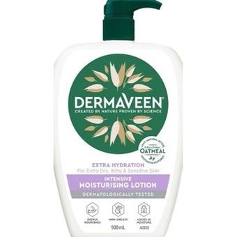 BIG W Dermaveen extra hydration intensive moisturising lotion 500ml offer