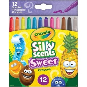BIG W Crayola 12-pack silly scents mini twistable crayons offer