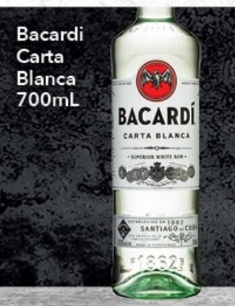 Ritchies Bacardi Carta Blanca 700ml offer