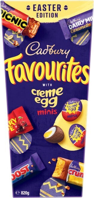 Cadbury Favourites Boxed Chocolates 820g Offer At Coles
