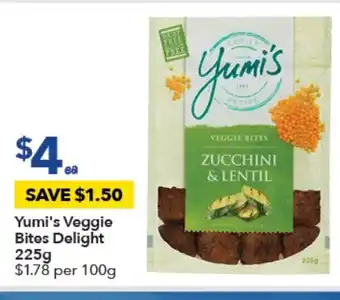 Ritchies Yumi's Veggie Bites Delight 225g offer