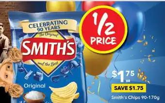Ritchies Smith's Chips 90-170g offer