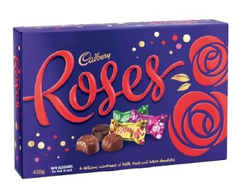 Coles Cadbury Roses Boxed Chocolate 450g offer