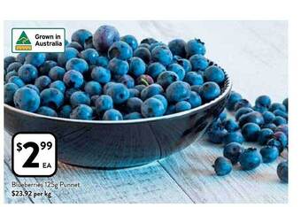 Foodworks Blueberries 125g punnet offer