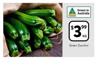 Foodworks Green zucchini offer