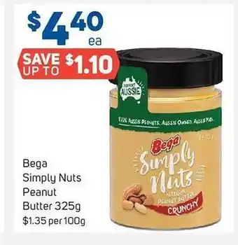 Foodland Bega simpy nuts peanut butter offer
