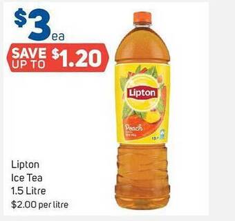 Foodland Lipton ice tea offer