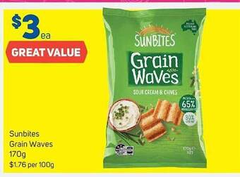 Foodland Sunbites grain waves offer