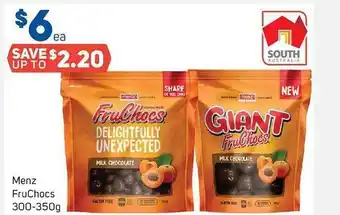 Foodland Menz fruchocs offer