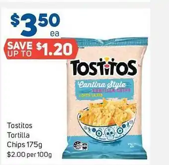 Foodland Tostitos tortilla chips offer